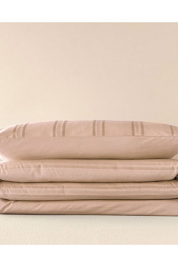 Fancy Premium Soft Cotton Tek Kişilik Nevresim Takımı Gül Kurusu - 8