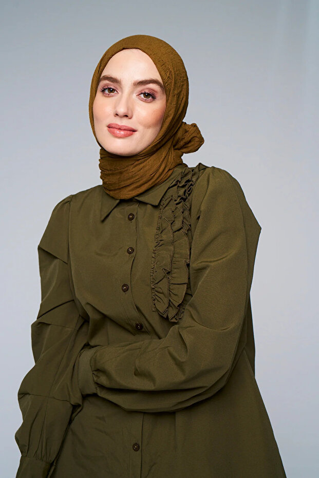 سلسلة شال الخيزران البرونزية الداكنة
