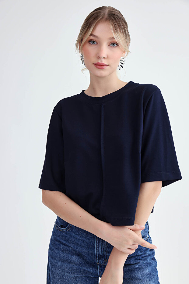 Modal Kumaş Salaş Bluz - 3