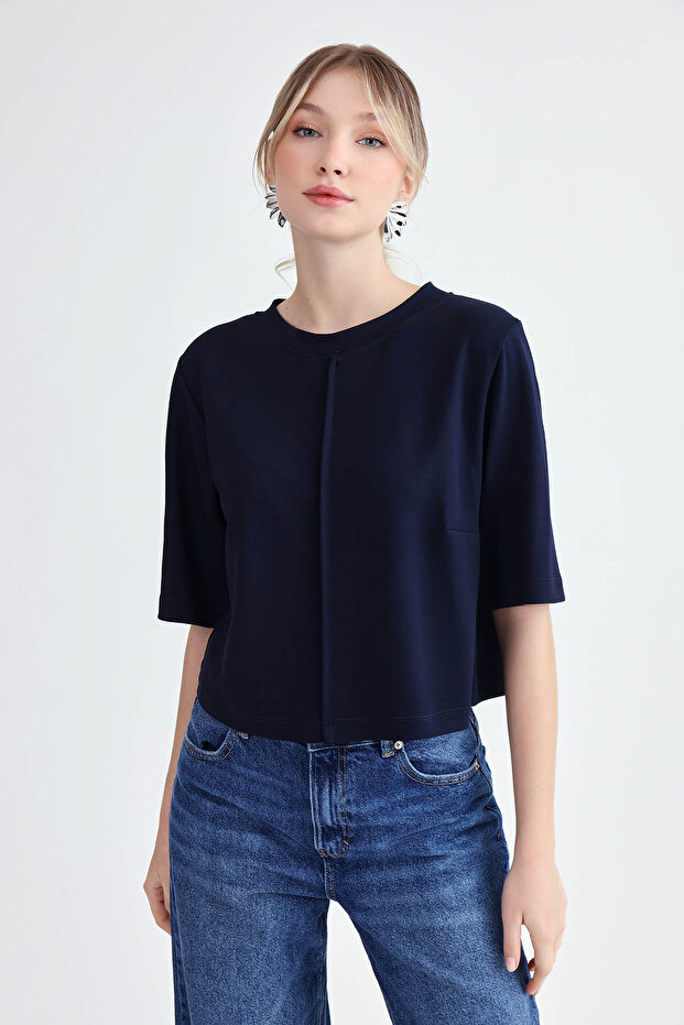 Modal Kumaş Salaş Bluz - 1