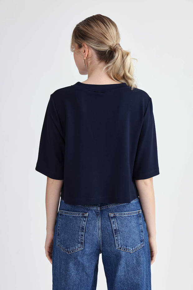 Modal Kumaş Salaş Bluz - 5