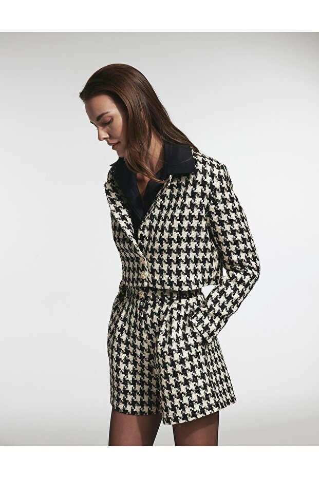 Aspendos Kadın Siyah Ceket - 4