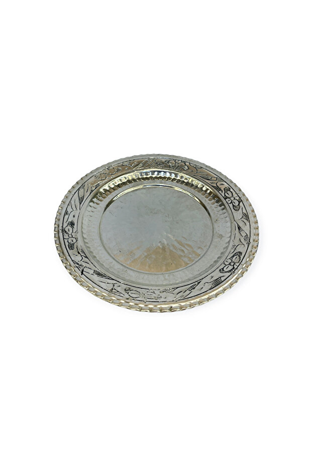 طقم أواني طعام نحاسية مطرزة 24 قطعة - 5