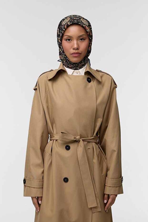 وشاح قطني منقوش من ميراي - 4