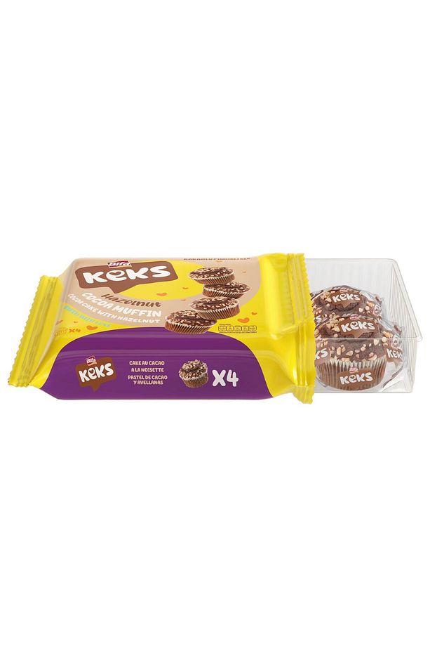 Muffin Kek Fındıklı Kakaolu 200 gr X 2 Adet - 4
