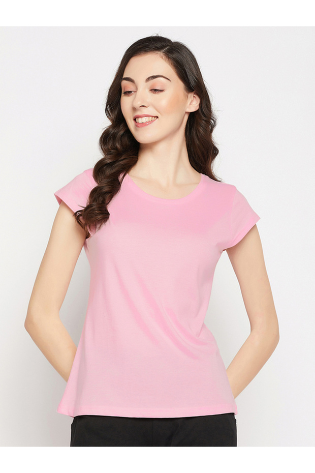 Regular Fit Basic Cotton T-Shirt - 1