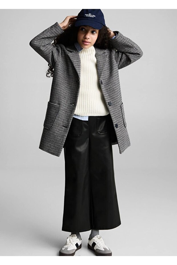 Deri Görünümlü Pantolon - 6