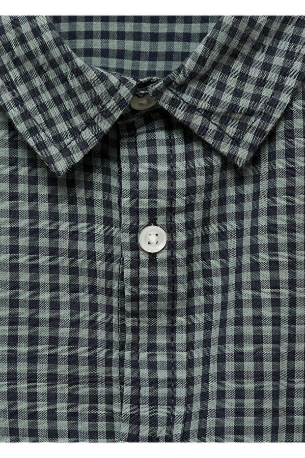 Mini Kareli Gömlek - 5