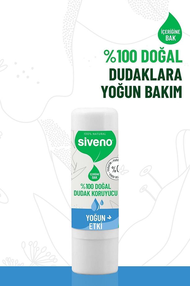 %100 Doğal Dudak Koruyucu Yoğun Etki Bitkisel Lip Balm Krem Nemlendirici Parlatıcı Onarıcı 6 gr - 6