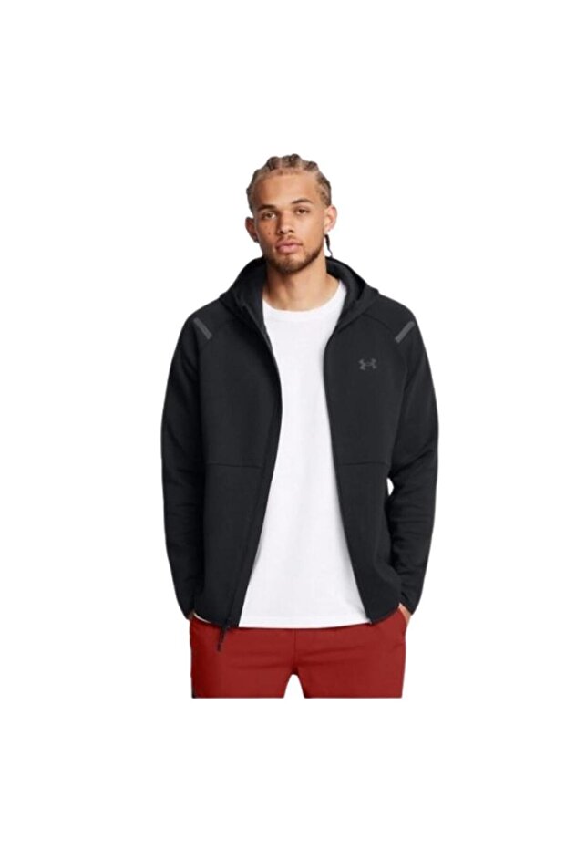 Męska bluza UA Unstoppable Fleece EU - zapinana na suwak HD Model 1389352-001 - 1