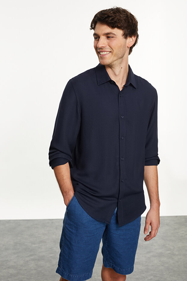 MODAL REGULAR FIT GÖMLEK - 1