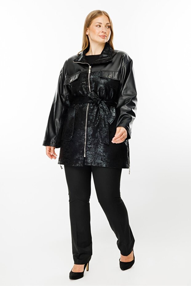 Modailgi Torba Cepli Deri Kap Siyah - 2