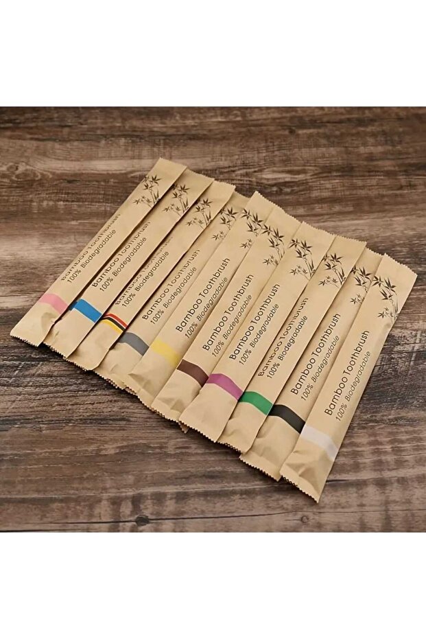 Gri Bambu Diş Fırçası - 4