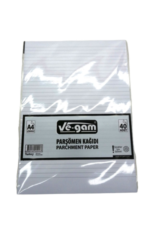 ورق قرطاسية مسطر مقاس A4، 40 قطعة (5311) IEGRS4-MRS45
