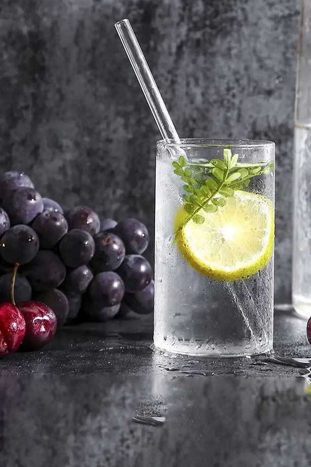 Şeffaf Cam Pipet 12'li Cam Eğimli Pipet (Isıya Dayanıklı) - 6
