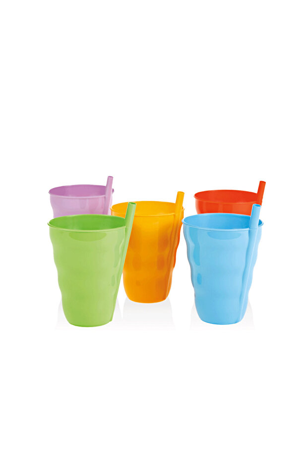 كوب شرب مضحك مع شفاطة - خالٍ من مادة BPA، قطعة واحدة