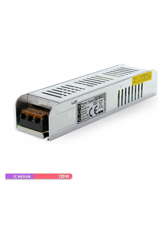 10 Amper İnce Tip Led Trafosu Ay02-01000 120W - 1