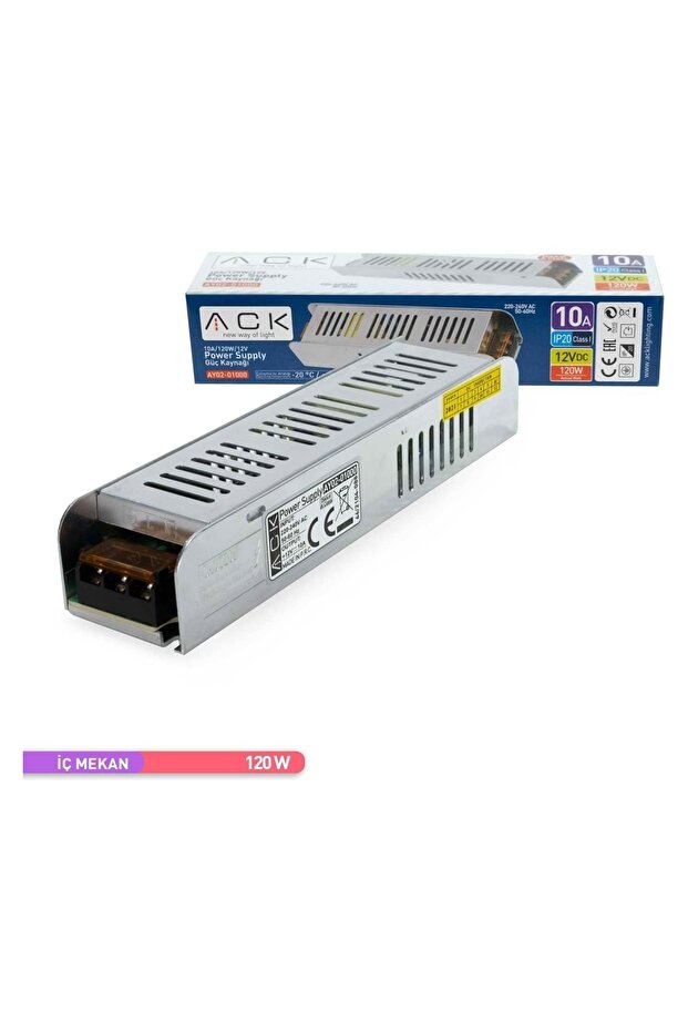 10 Amper İnce Tip Led Trafosu Ay02-01000 120W - 3