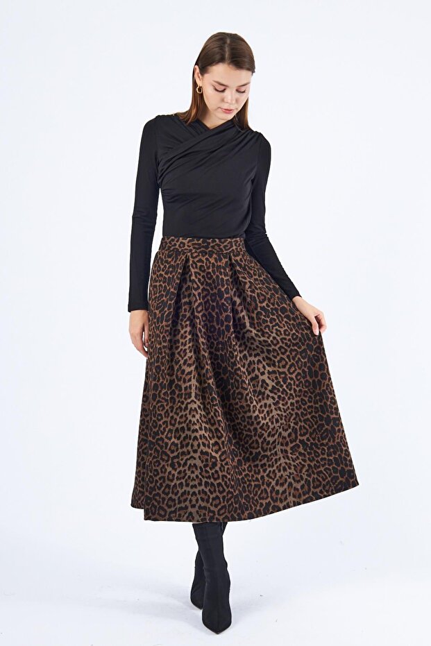 تنورة ليوبارد منتفخة - 2