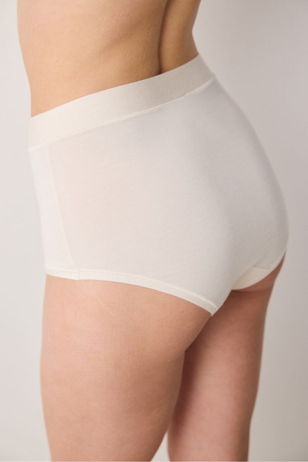 Aging Collagen Yüksek Bel Ekru Slip Külot - 3