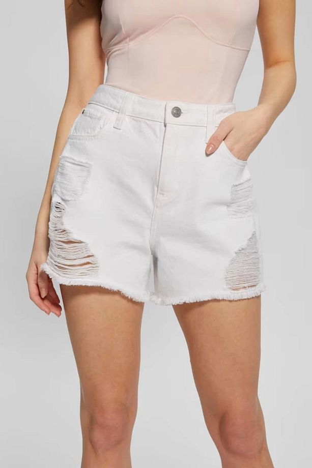 Relaxed Short Kadın Beyaz Şort W4gd74d5en0-f0e1 - 2