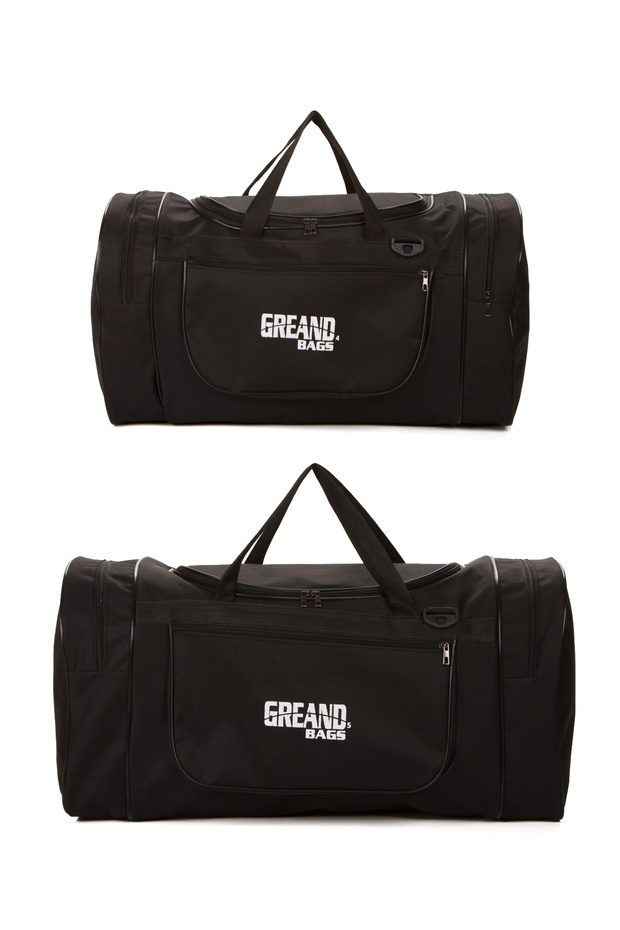 GreandBags 2 Lİ SİYAH SEYAHAT ÇANTASI 4 BÖLMELİ ÇANTA SPOR ÇANTASI BÜYÜK BOY VALİZ