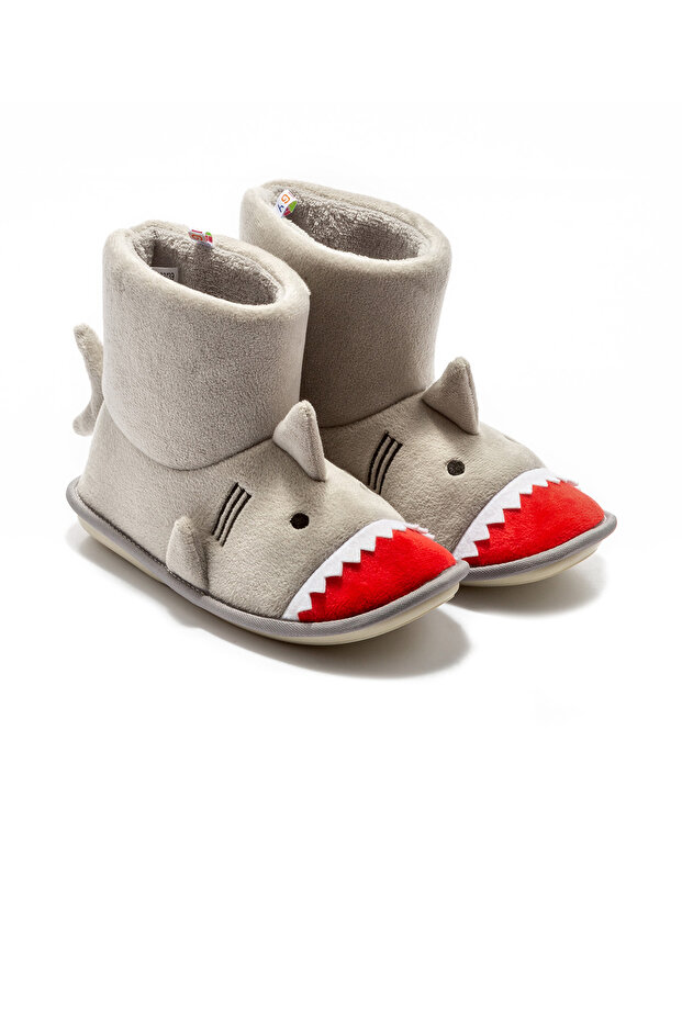 New Shark Çocuk Ev Botu Gri 30/35 - 1