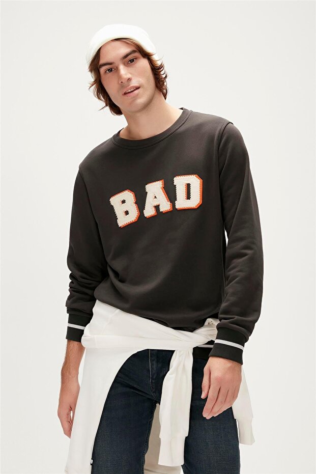 Felt Crewneck Men's Sweatshirt