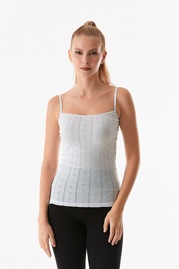 Dantelli Askılı Atlet - 1