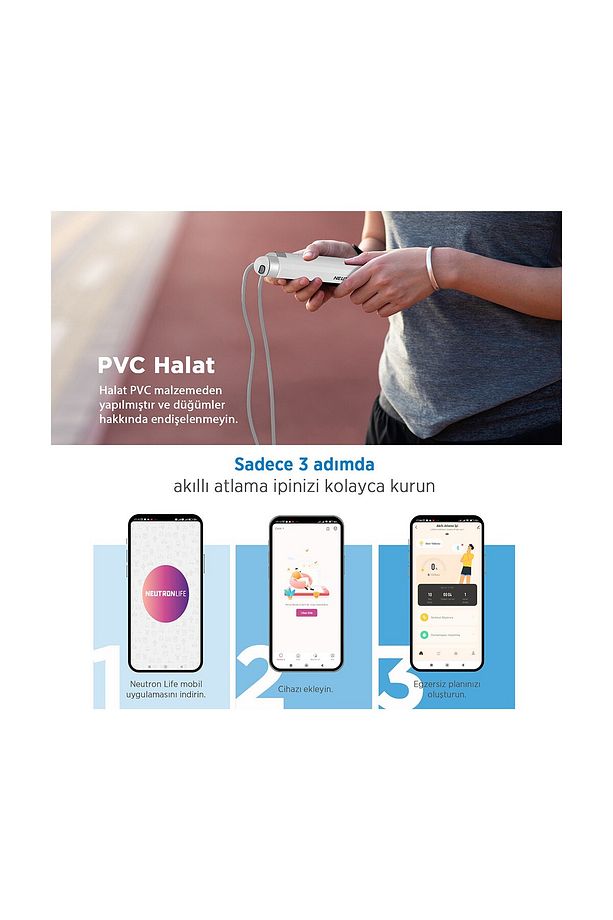 Bluetoothlu Akıllı Atlama İpi NTL-0008 - 4
