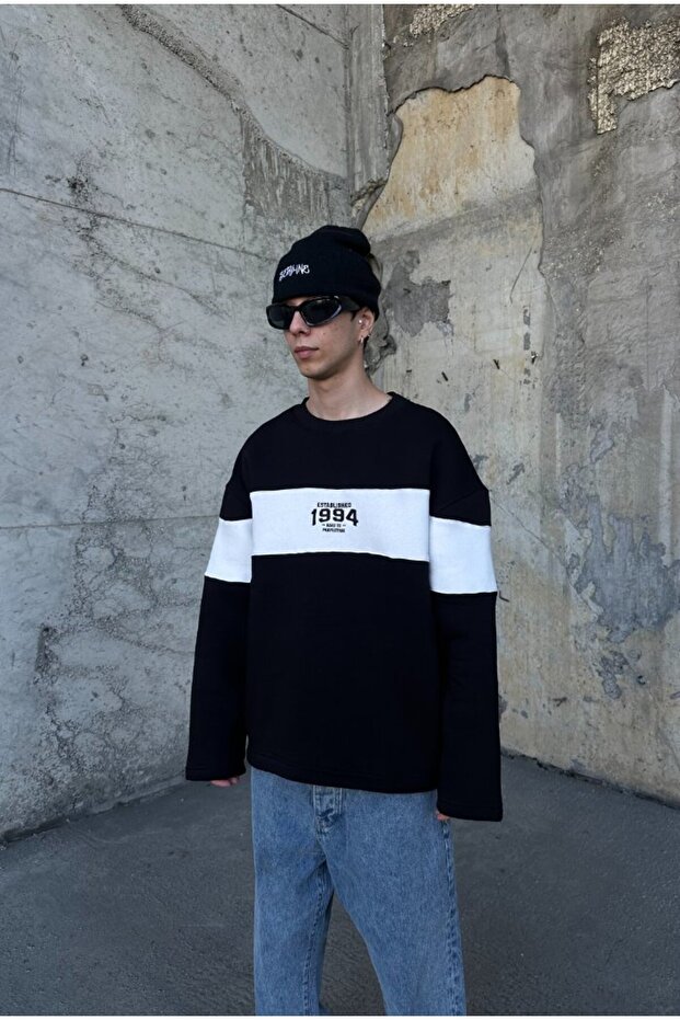 Бродиран суитшърт Patchwork 1994 - 1