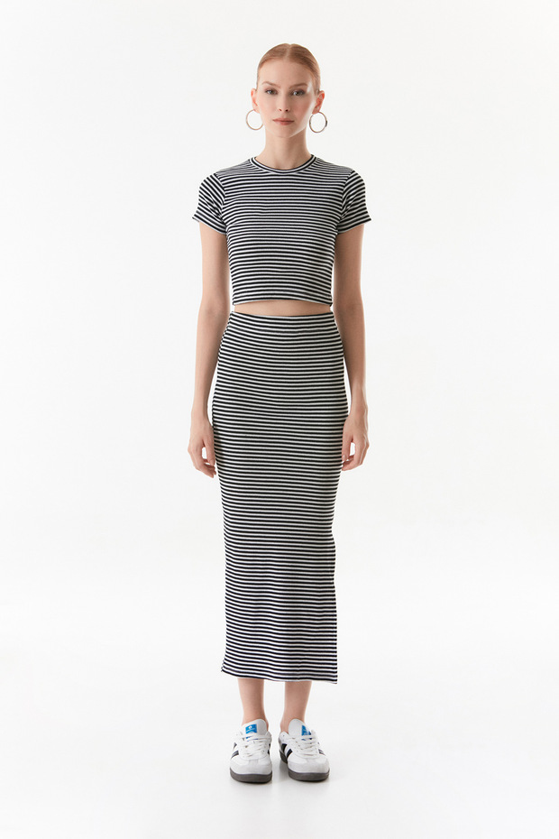 Crop Striped Set - 8