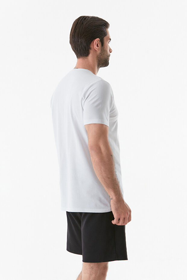 Crew Neck Basic T-Shirt - 3