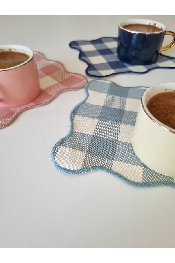 "summer" Kahve,kokteyl Peçetesi, Bardak Altlığı Mint Yesili 2 Adet - 3