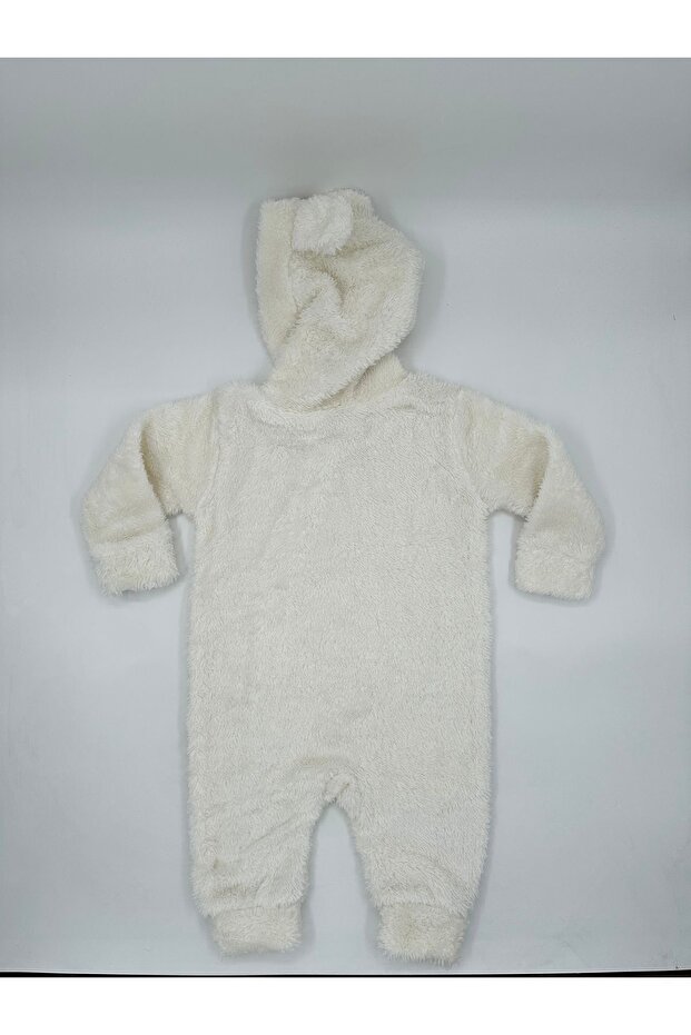 Premium Wellsoft Peluş Unisex Peluş Bebek Ayıcık Tulum - 5