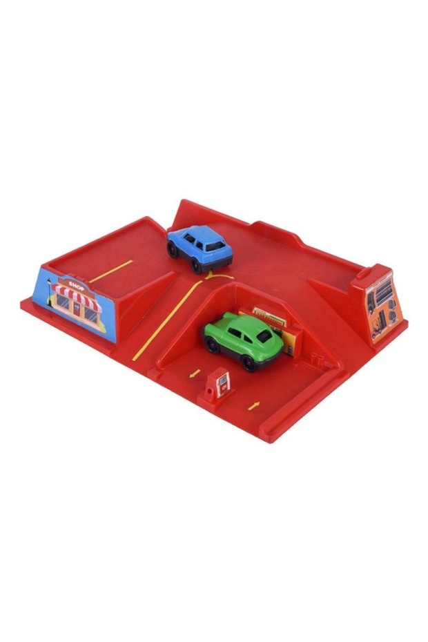 Zuzu Car Parking Set - Red