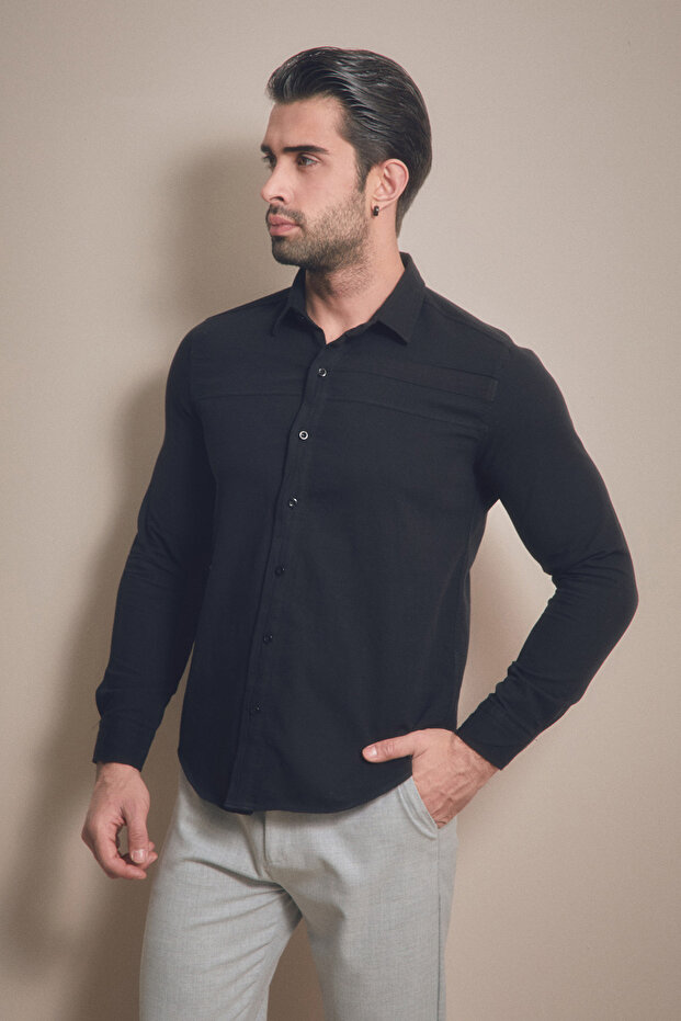 قميص أساسي بأزرار - 2