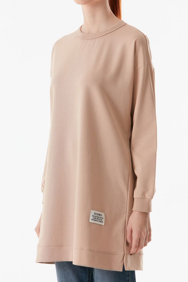 Fullamodest Basic Bisiklet Yaka Tunik - 7