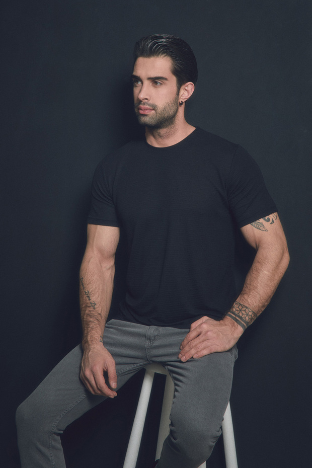 Basic Bisiklet Yaka Tişört - 2