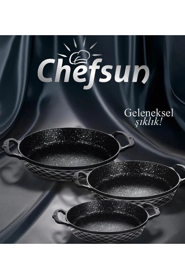 Grand Series Döküm 3 lü Sahan Set - 2