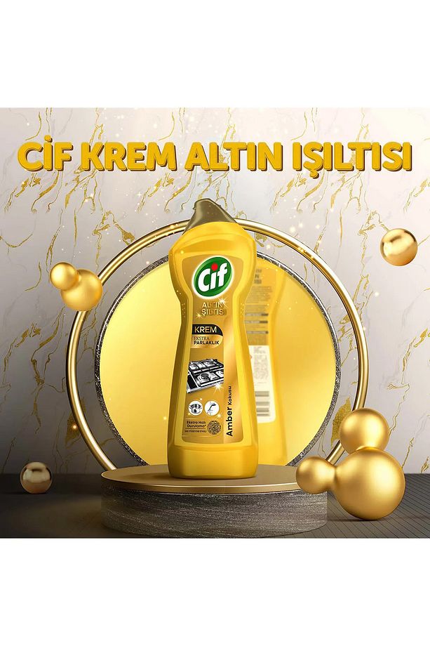 Cif Gold 750ml Domestos Köpük Domestos Yüzey Temizleyici Bahar WC Blok Limon Dip Köşe Temizlik Seti - 7