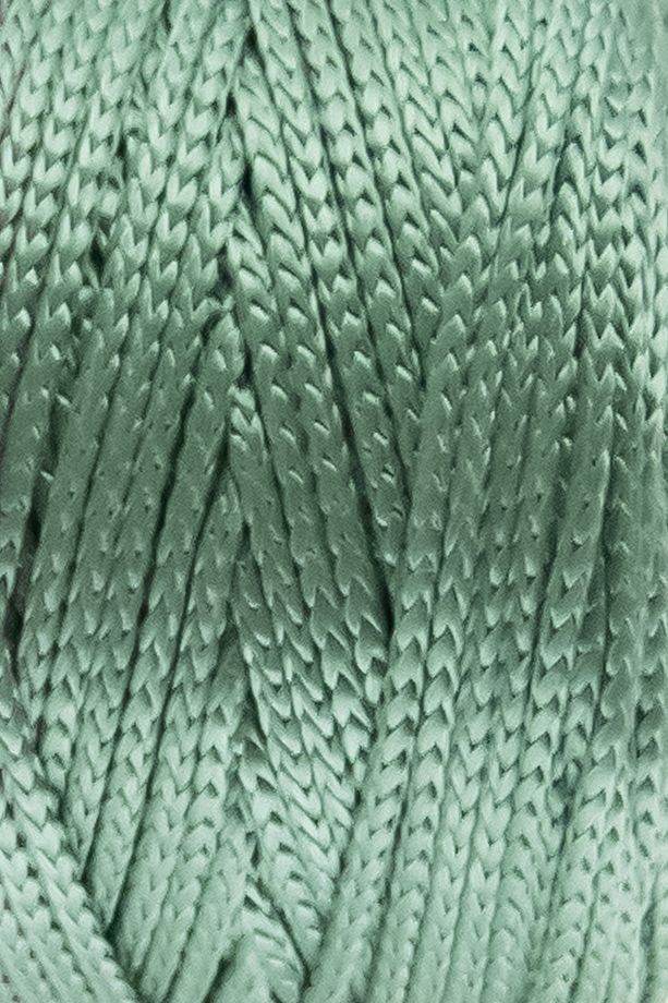 200 gr - 200 Mt - 2.5 Mm Yeşil (403) Polyester Makrome Ipi Çanta Ipi Supla Ipi Örgü Ipi - 2