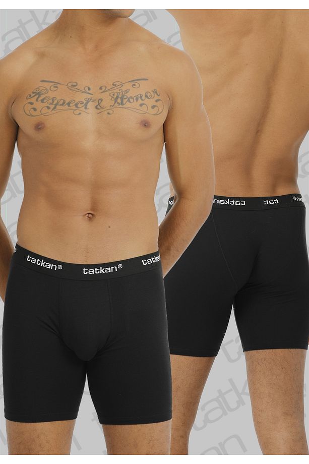 Tatkan - Uzun (LONG) Penye Modal Boxershort (TEKLİ) - 2