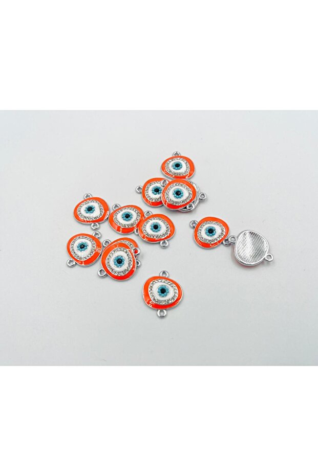 5 Pieces No Darkening Evil Eye Model Stone Necklace Bracelet Pendant