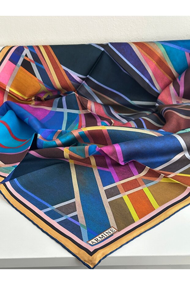 ARMİNE twill ipek eşarp - 2