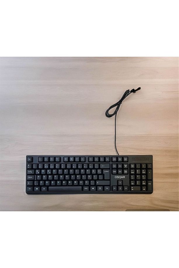 Kablolu Klavye Ve Mouse Set Türkçe Q Klavye - 5