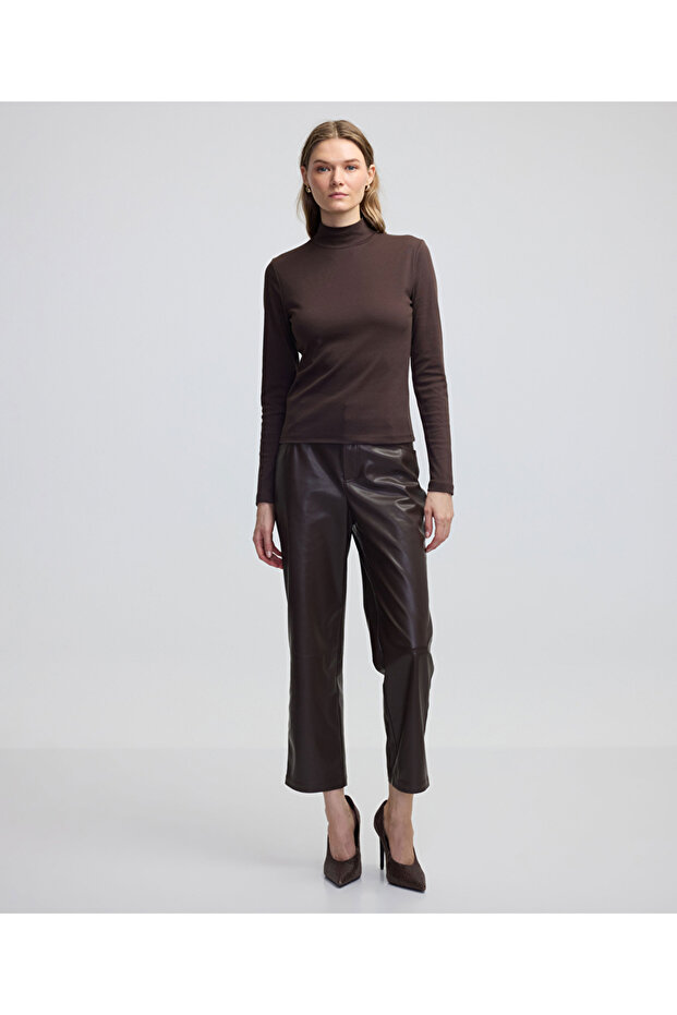 Basic turtleneck t-shirt - 2
