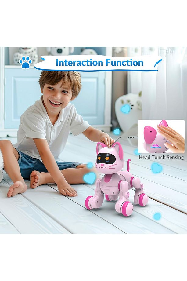 Rc Kumandalı Akıllı Robot Kedi Sensörlü Şarjlı Full Fonksiyon - 5