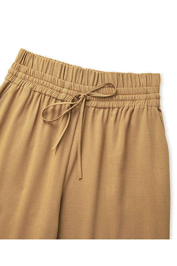 Elastik bel pantolon - 4