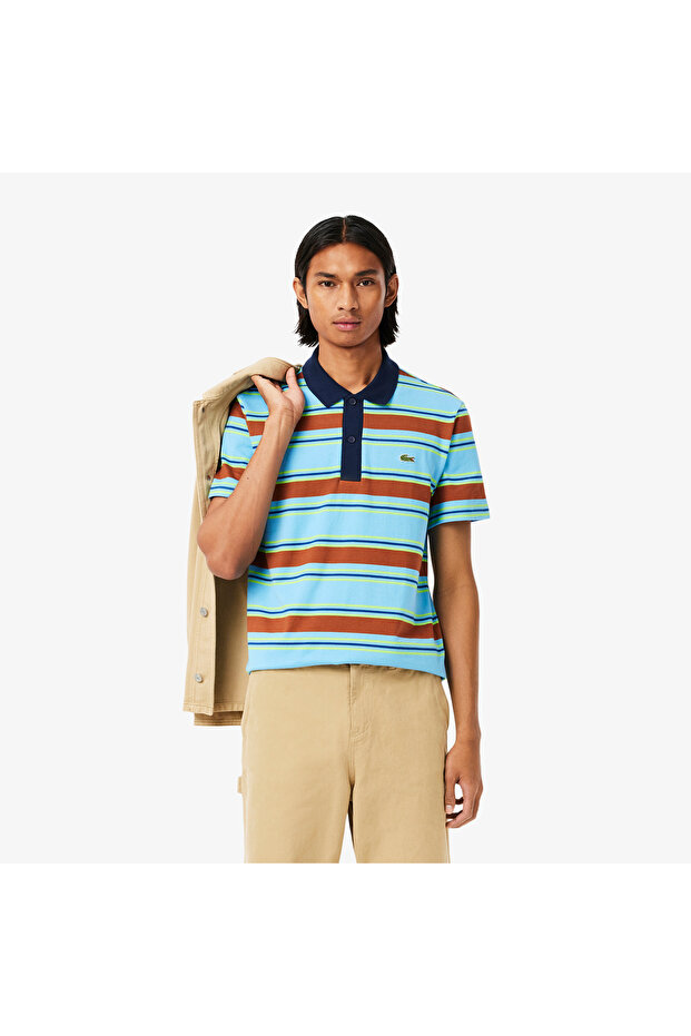Men's Polo Neck T-shirt - Relaxed Fit